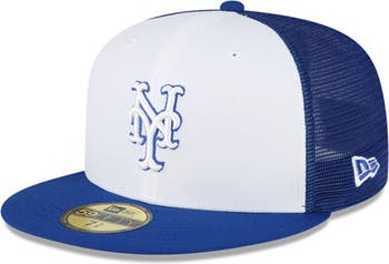 New York Mets New Era Black & White Low Profile 59FIFTY Fitted Hat