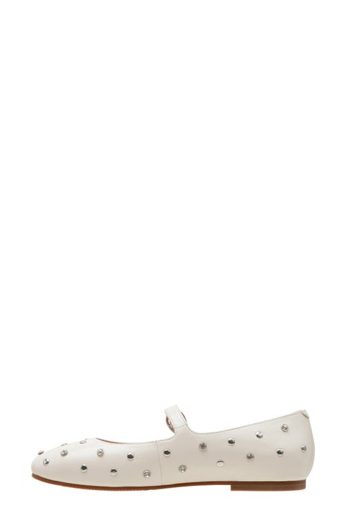 Shop Linea Paolo Millie Mary Jane Flat In Ivory