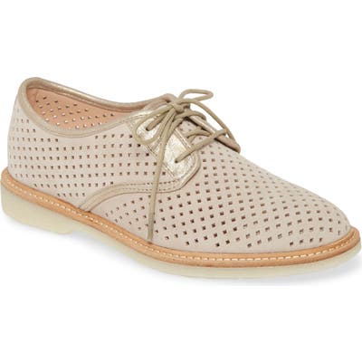 Johnston & Murphy Fiona Perforated Derby, Pink
