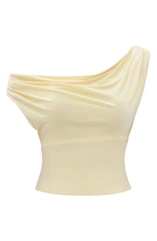 MISTRESS ROCKS MISTRESS ROCKS ONE-SHOULDER CROP TOP