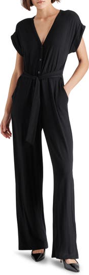 Steve Madden Romina Belted Wide Leg Jumpsuit | Nordstrom