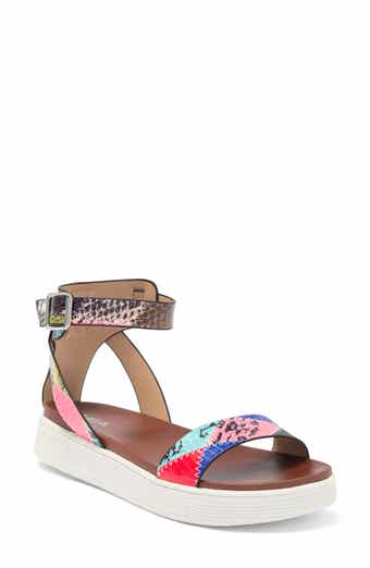 Mia leopard platform sandals cheap