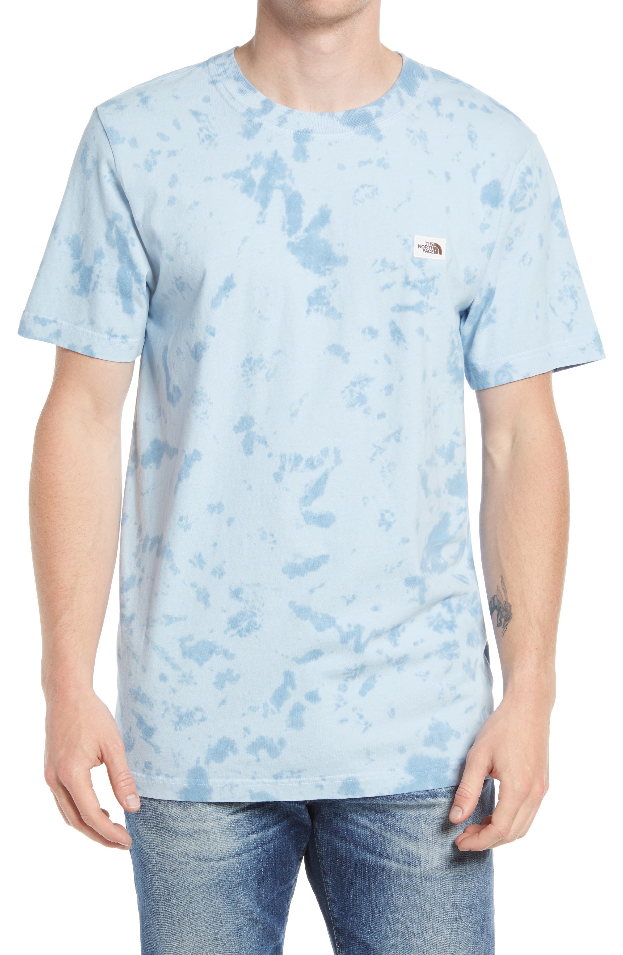 north face tie dye t shirt