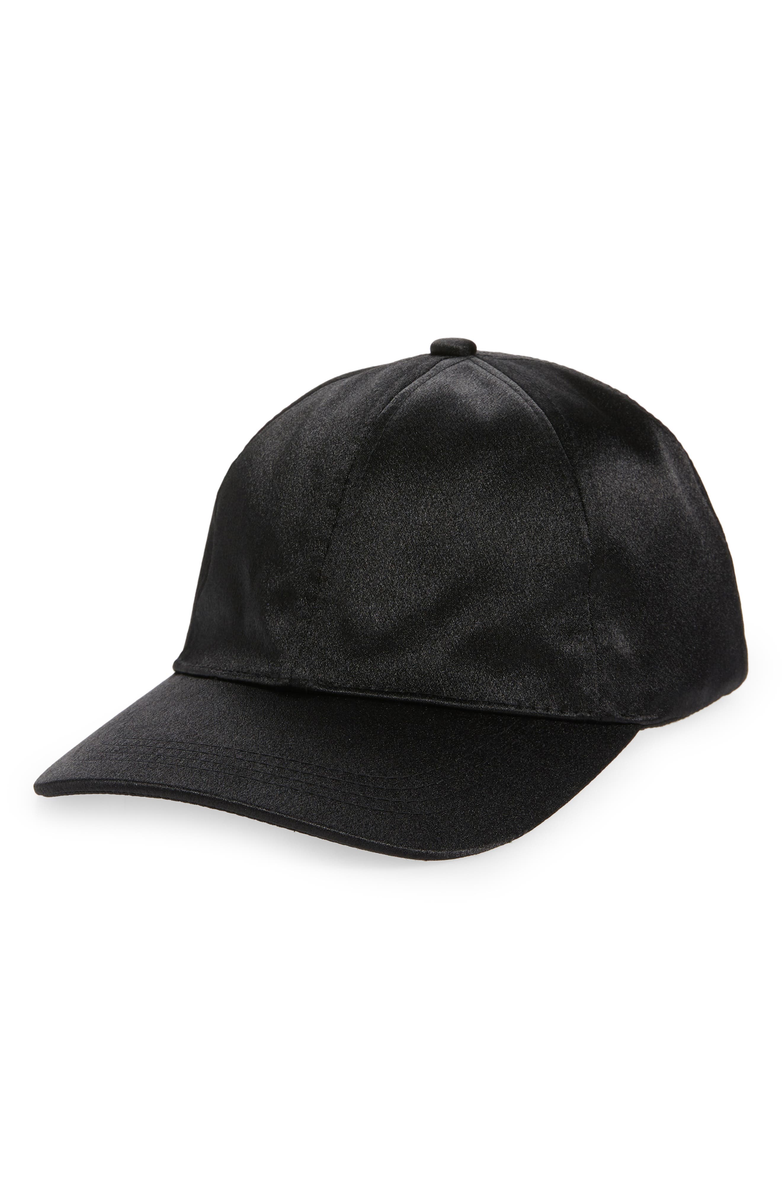 plain black cap womens