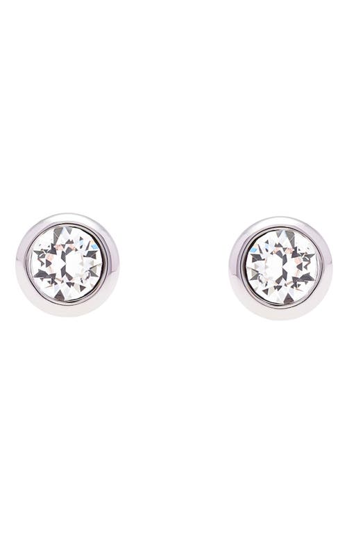 Shop Ted Baker London Sinaa Crystal Stud Earrings In Crystal/silver