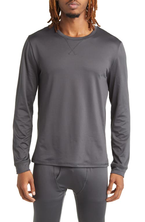 Performance Base Layer Crewneck T-Shirt in Charcoal
