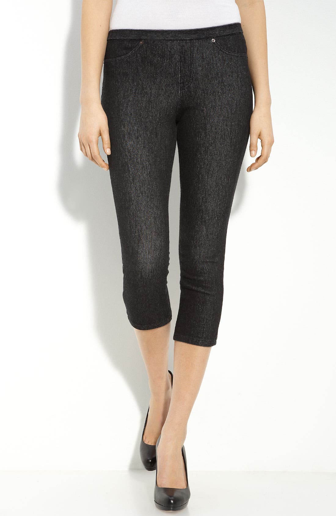 Hue 'City Jeans' Capri Leggings Nordstrom
