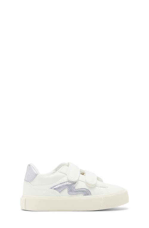 Shop Blowfish Footwear Kids' Vince Strap Sneaker In White/lavender