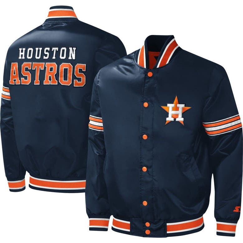 Houston Astros Navy White Varsity Jacket - Maker of Jacket