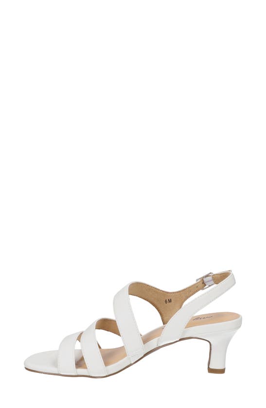 Shop Easy Street Como Strappy Sandal In White