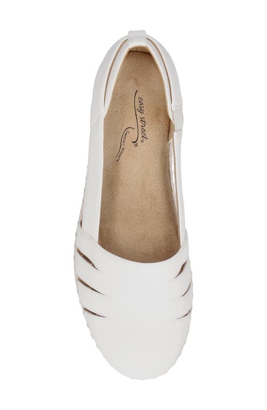 Shop Easy Street Bugsy Platform Sandal In White