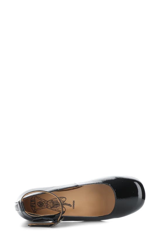 Shop Fly London Sazi Ankle Strap Pump In 000 Black Nappalak