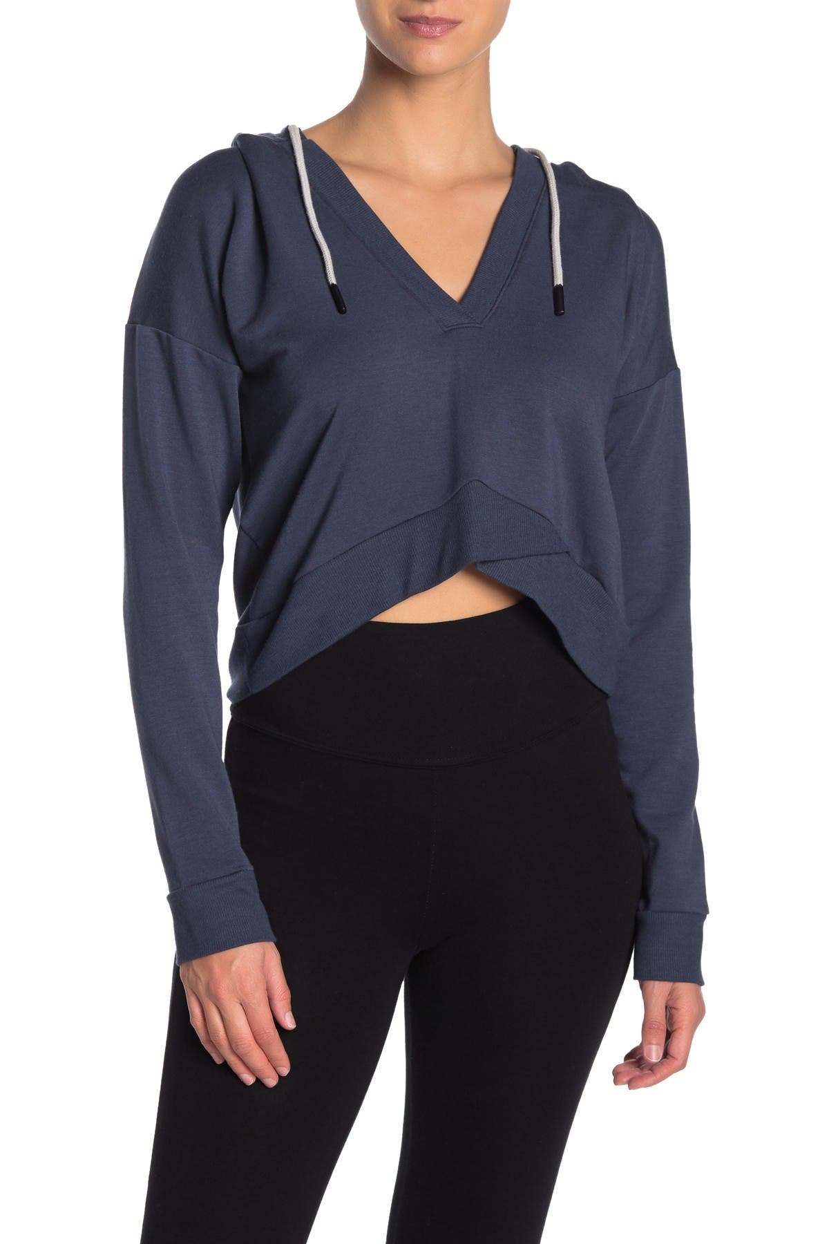 beyond yoga over tied cropped pullover