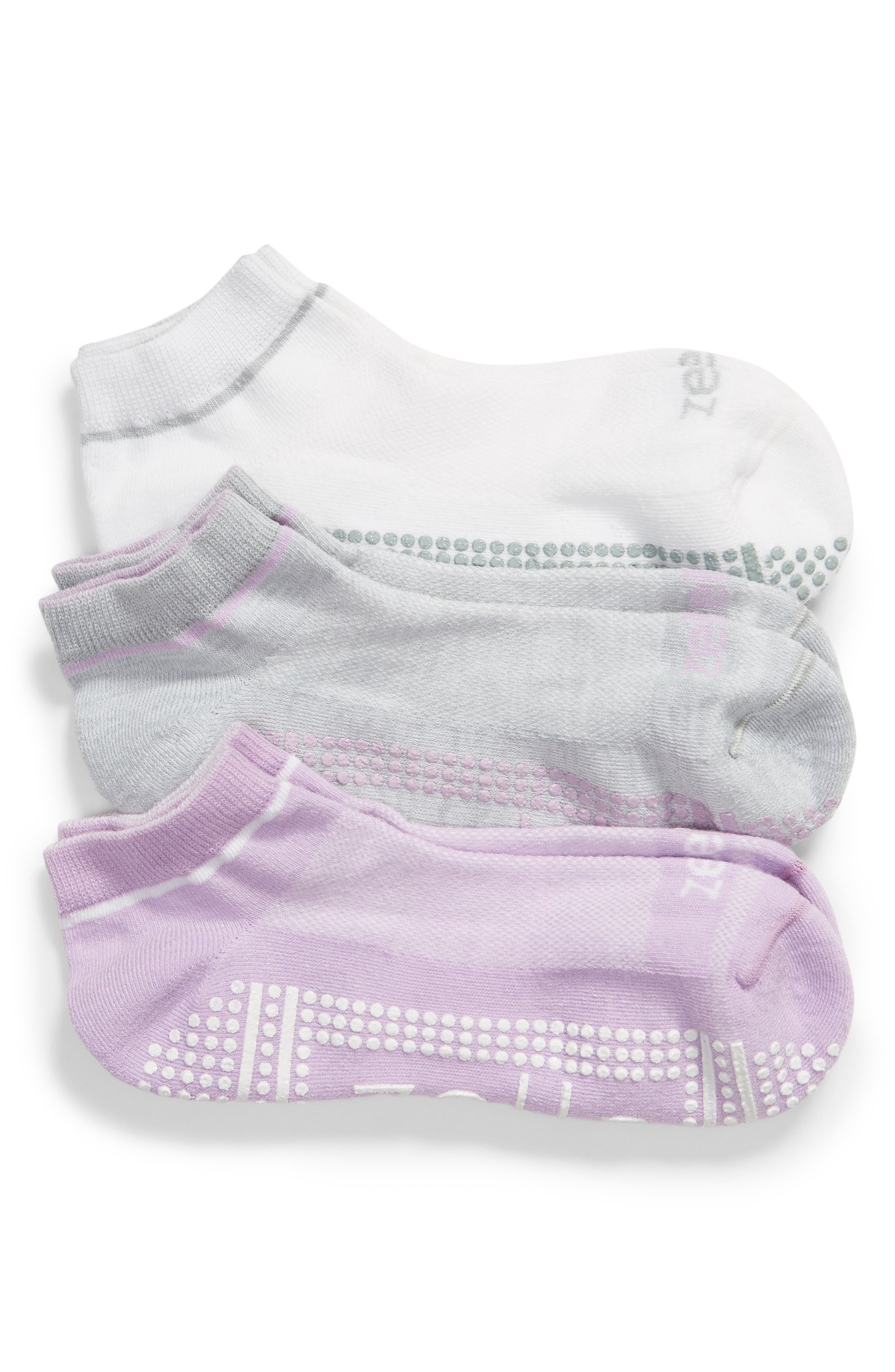 Zella 3Pack Barre Socks Nordstrom