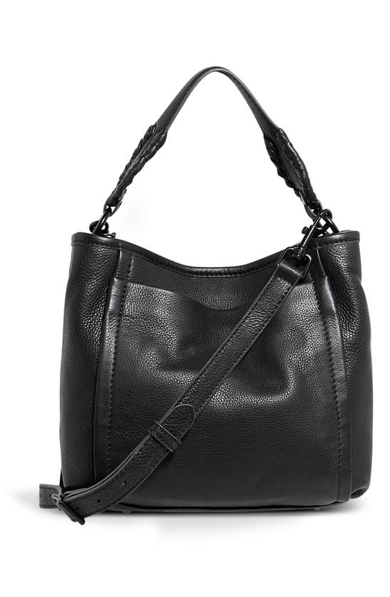 Shop Aimee Kestenberg Artisan Bucket Crossbody Bag In Black