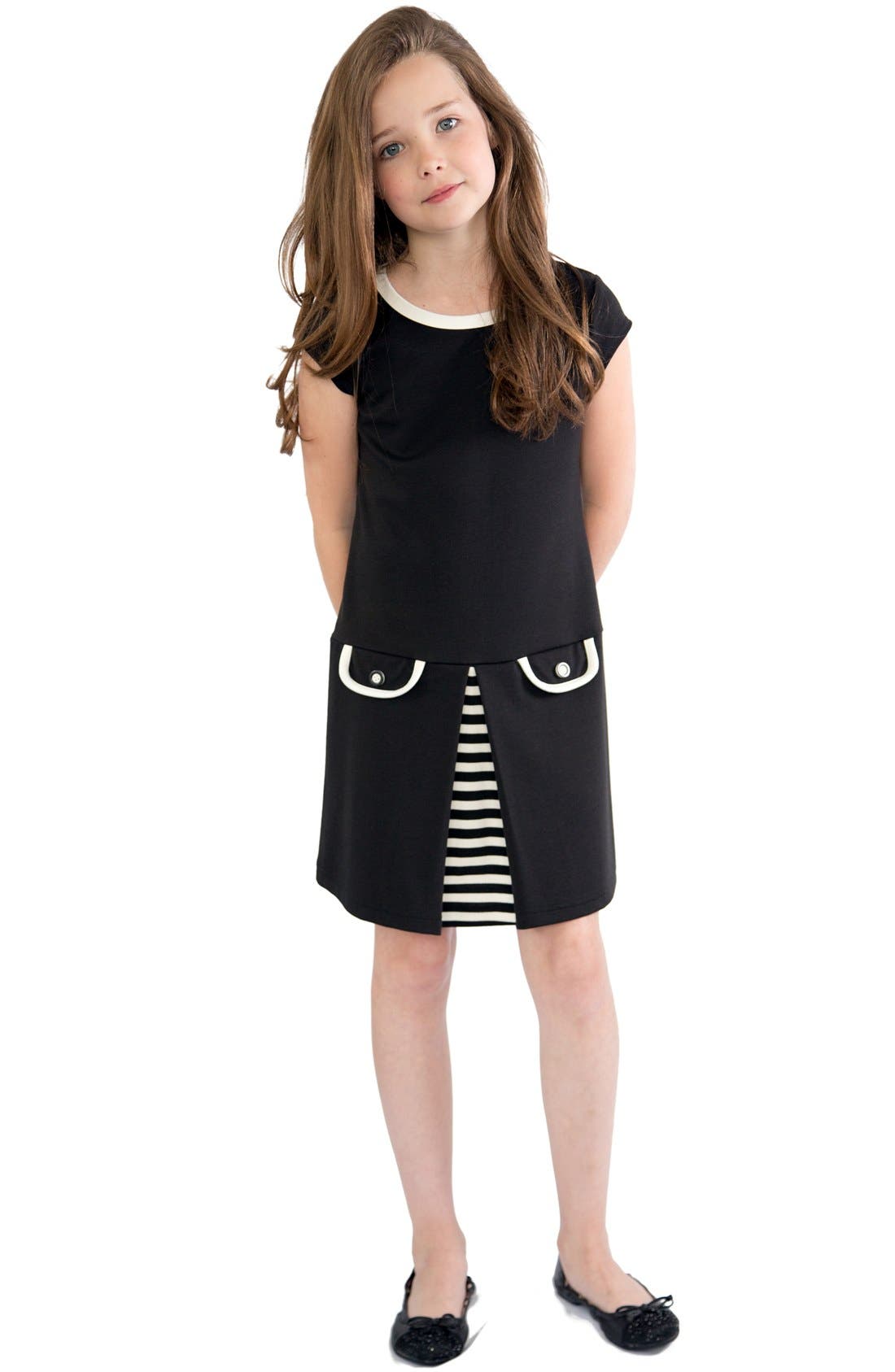 BLUSH by Us Angels Drop Waist Shift Dress (Big Girls) Nordstrom