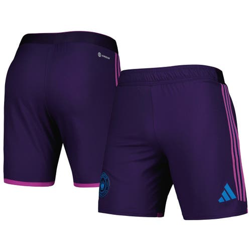 Men's adidas Purple Charlotte FC 2023 Away AEROREADY Authentic Shorts
