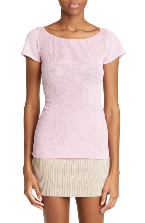 Paloma Wool Lope Ballet Neck Sweater in Pink at Nordstrom, Size X-Large