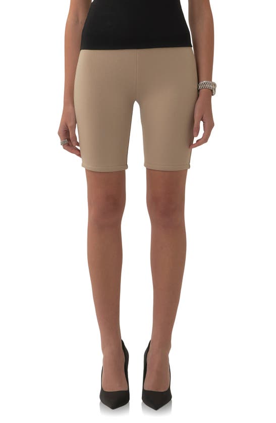 Grey Lab Bike Shorts In Taupe