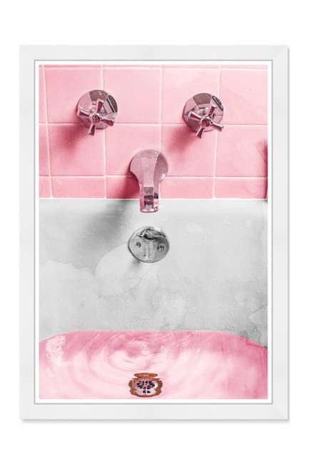 Wynwood Studio Bubblegum Bath Pink Framed Wall Art Nordstrom Rack