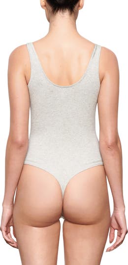 SKIMS - Hello, perfect Cotton Rib bodysuit in Iris Mica. We're