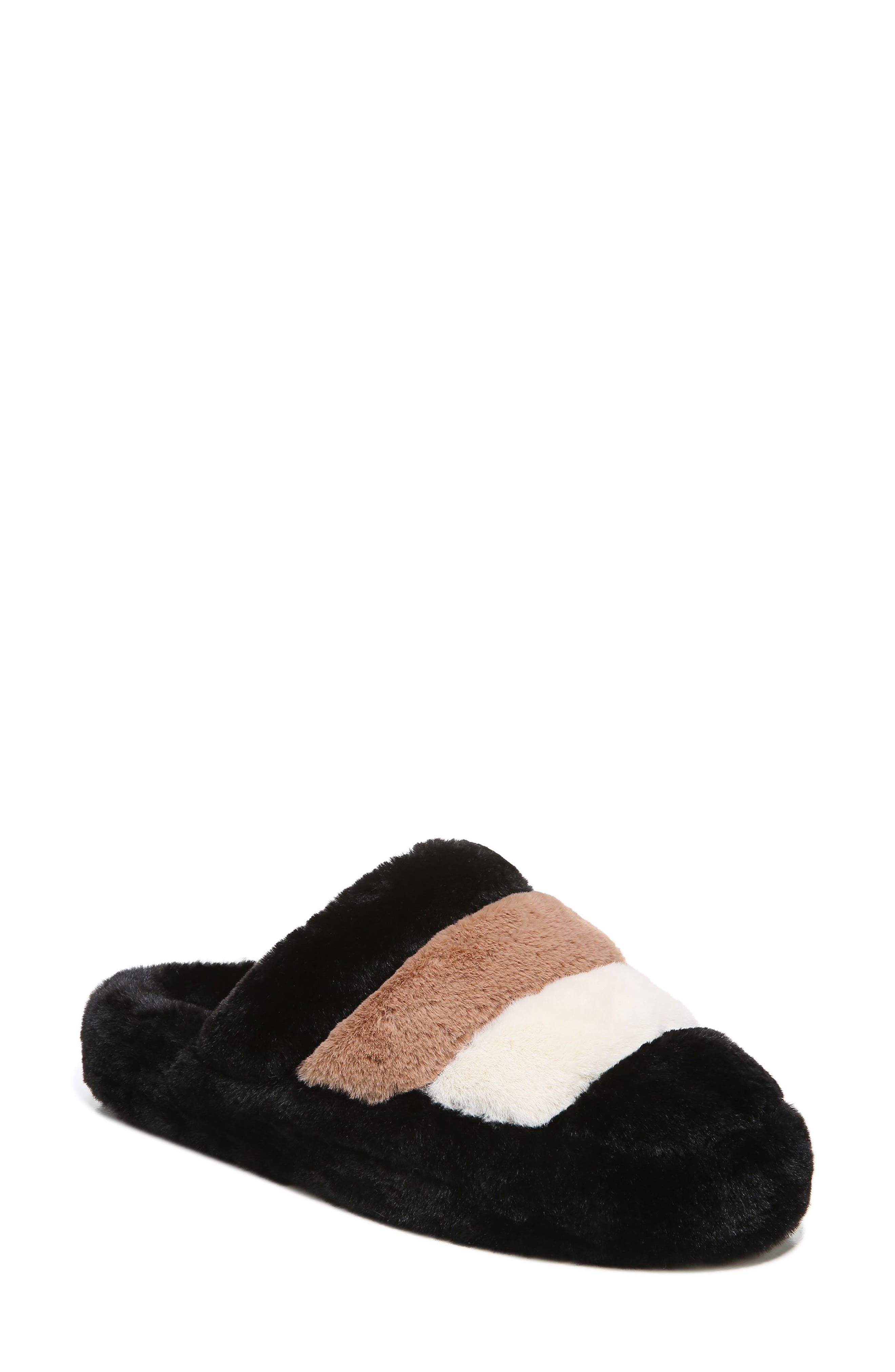 vionic fur slippers