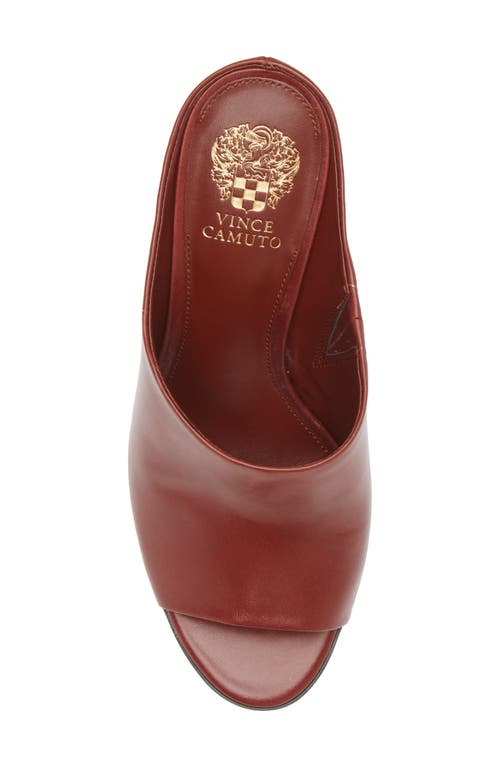 Shop Vince Camuto Brianda Open Toe Mule In Cuero Local Zenith