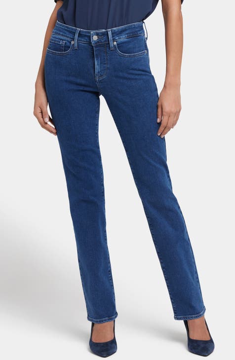 Long horns navy straight leg Jeans