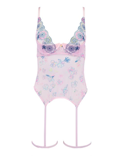 Shop Adore Me Serenity Bustier In Floral Pink