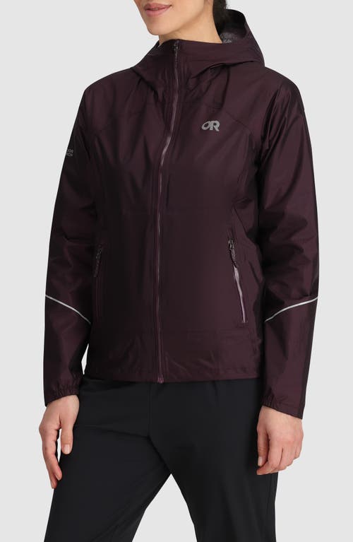 Shop Outdoor Research Helium Rain Ultralight Jacket In Amethyst