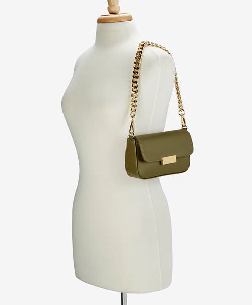 Shop Gigi New York Edie Shoulder Bag In Olive