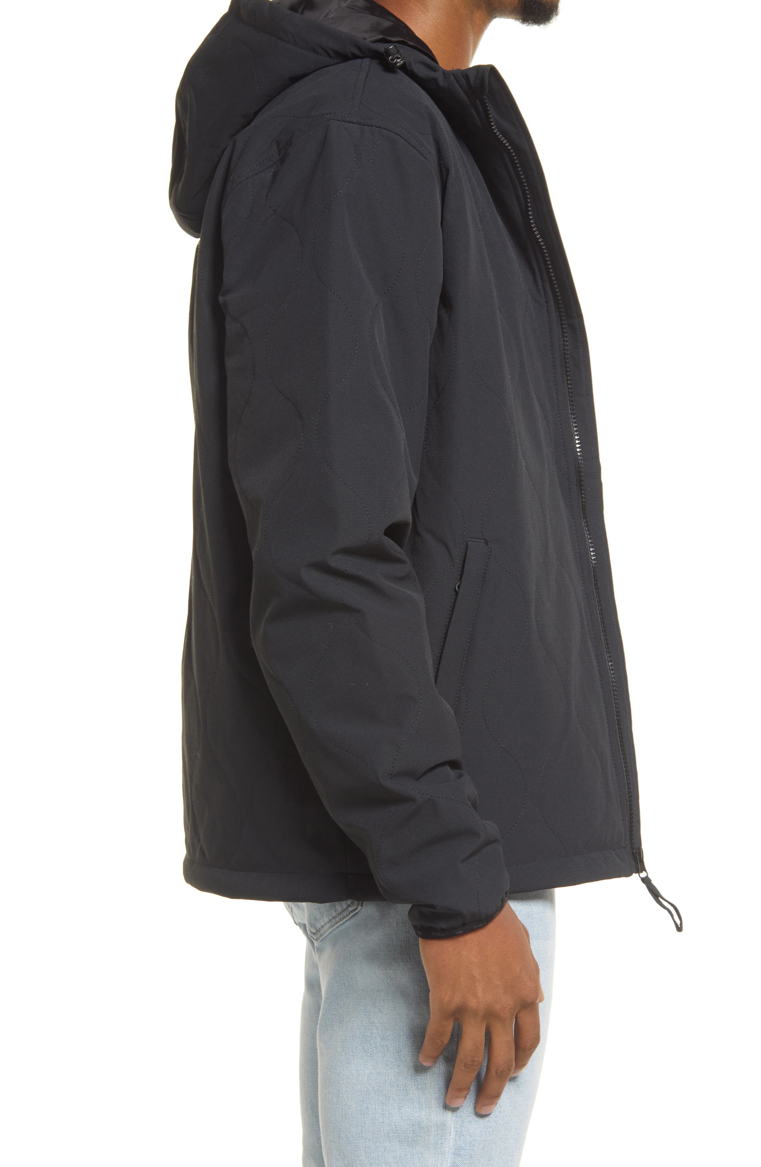 rvca rain jacket