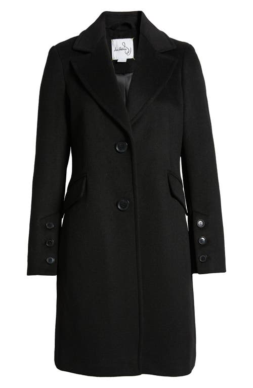 SAM EDELMAN SAM EDELMAN REEFER SINGLE BREASTED WOOL BLEND TWILL JACKET 