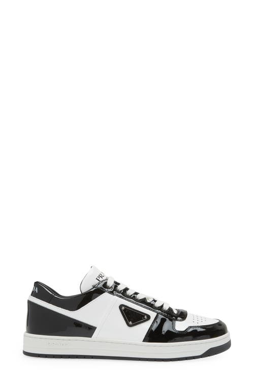 Shop Prada Downtown Sneaker In Nero/bianco