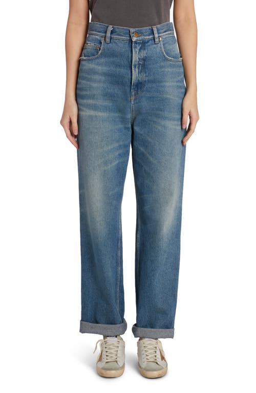 Golden Goose Kim Lived-In Jeans Medium Wash Blue at Nordstrom,