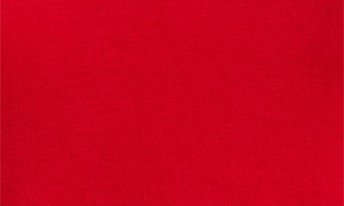 24seven Comfort Apparel Swing Asymmetric Hem Tunic Top In Red