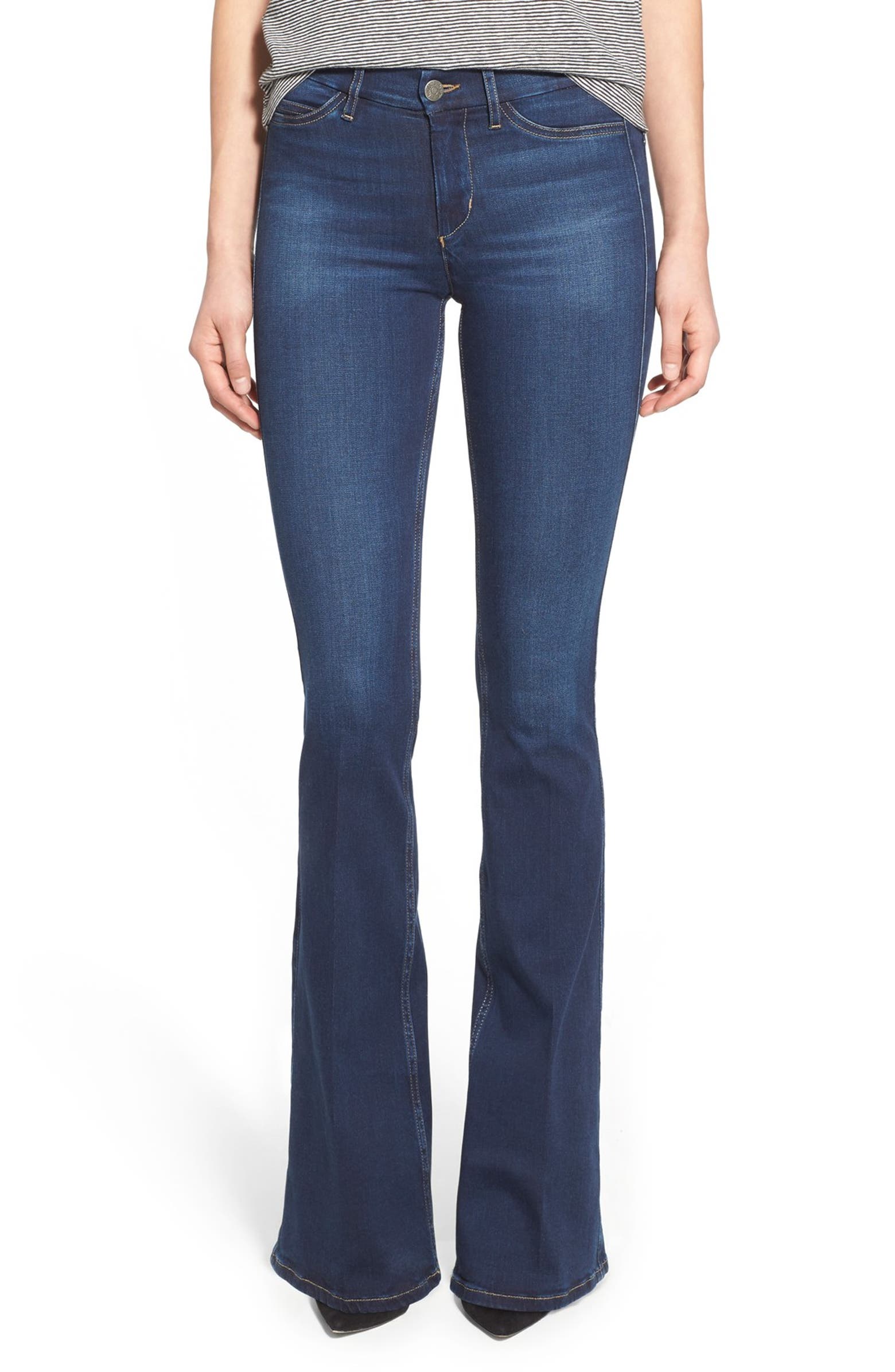 M.i.h. Jeans 'Superfit Marrakesh' Flare Jeans (Circle Blue) | Nordstrom