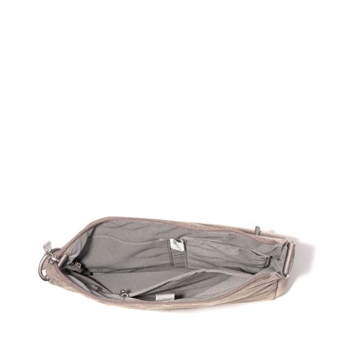 Baggallini Women's Modern Everywhere Slim Crossbody Bag With Rfid Wristlet In Moonrock