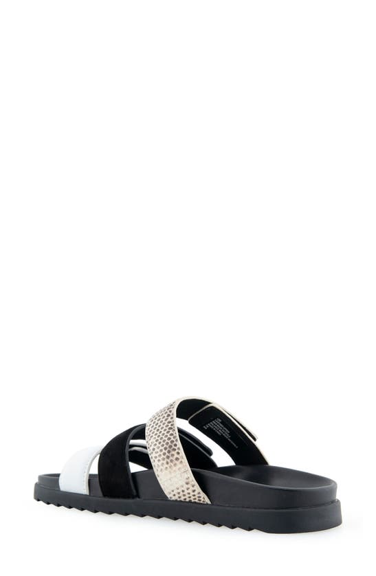 Shop Aerosoles Lee Grip Sole Sandal In White Leather