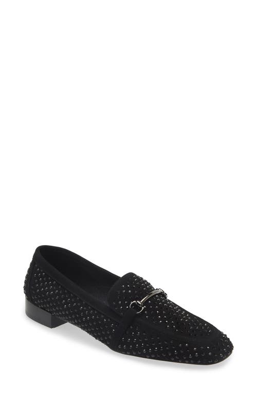 Shop Koko + Palenki Sabine Bit Loafer In Black Suede