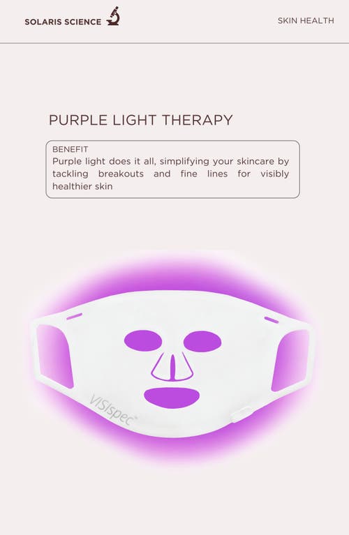 Solaris Laboratories Ny Visispec Led Face Mask 4 Color Therapy In No Color