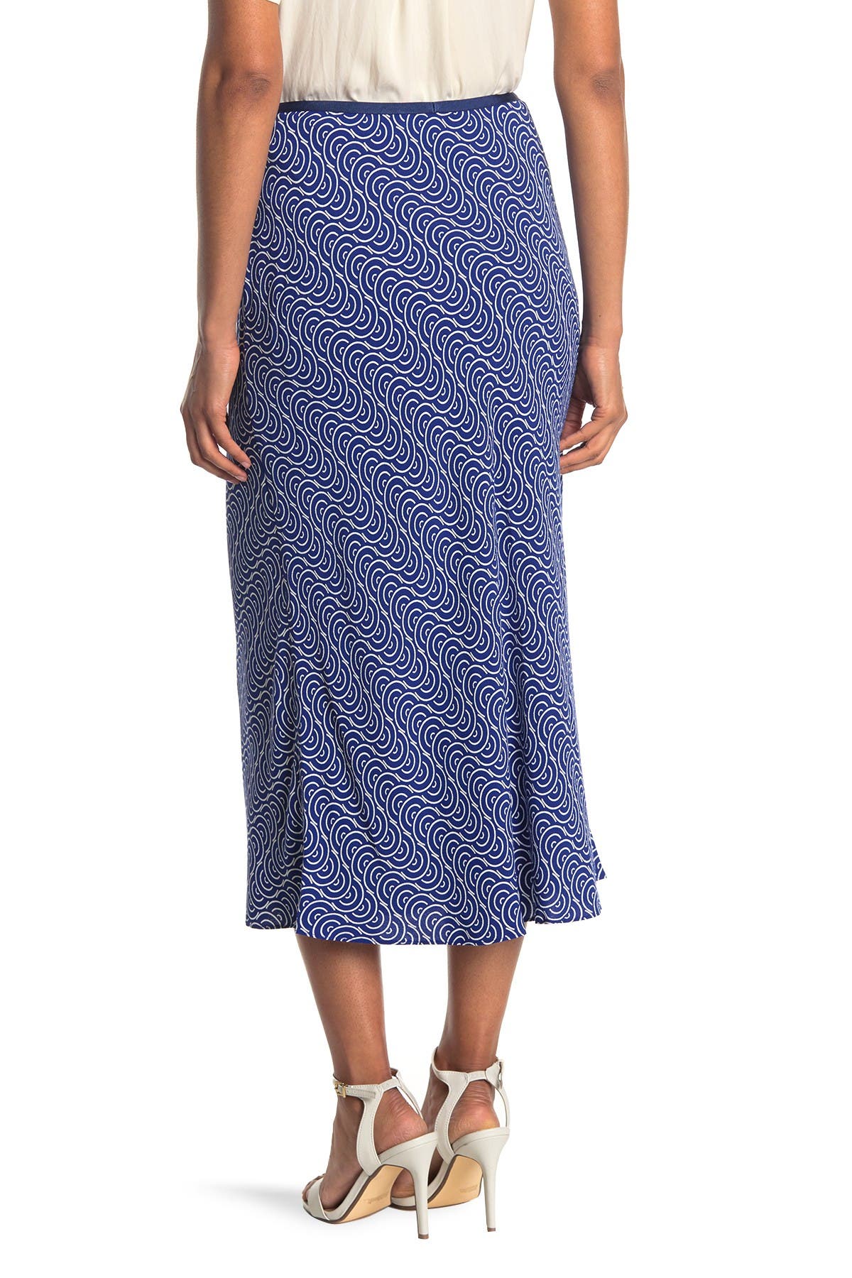 Diane Von Furstenberg Mae A-line Skirt In Aegean Nax