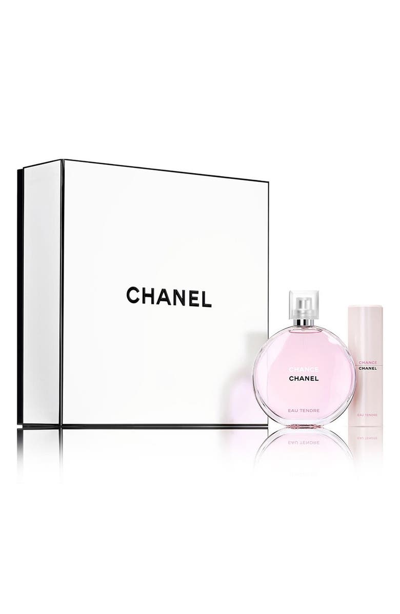 CHANEL+Chance+Eau+Tendre+Women+Perfume+2pc+Gift+Set+EDT+3.4oz+0.7