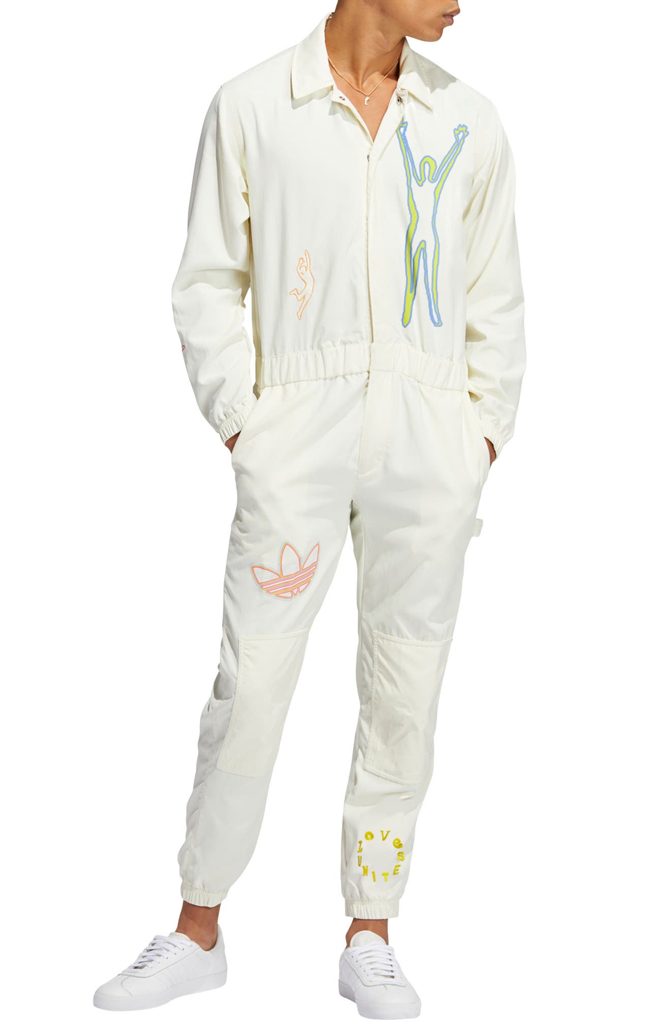 adidas jumpsuit multicolor