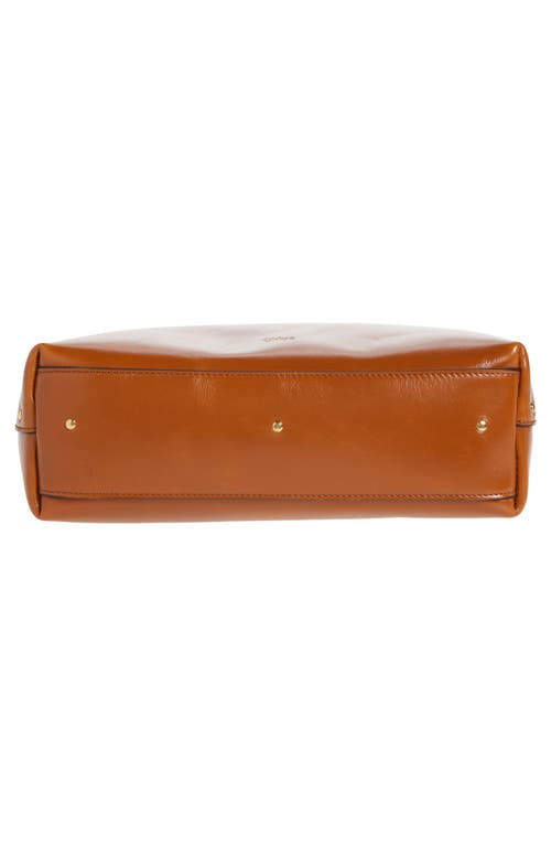 Chloé Womens Tan Marcie Hobo Small Leather Shoulder Bag In 26m Clay Brown