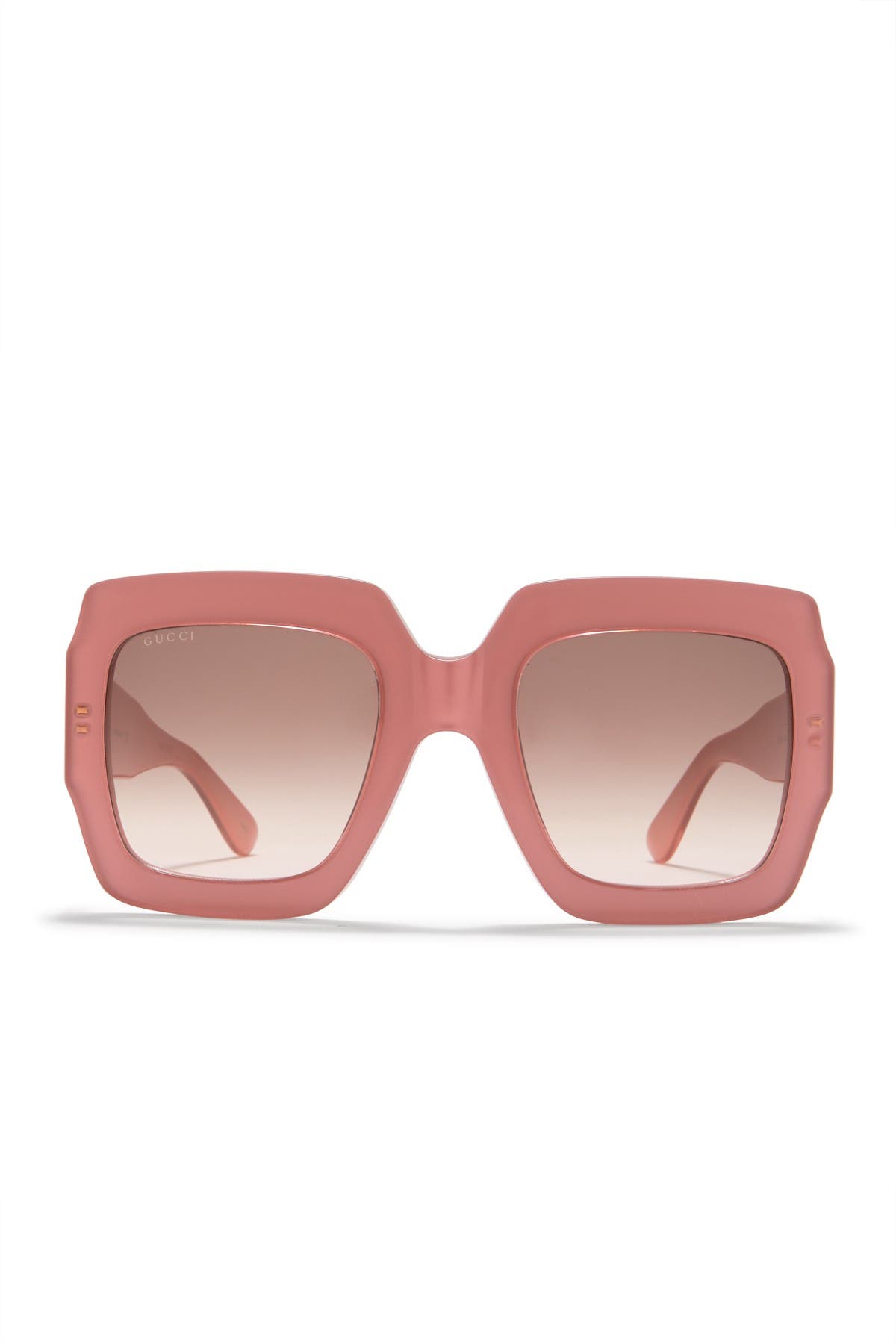 gucci oversized pink sunglasses