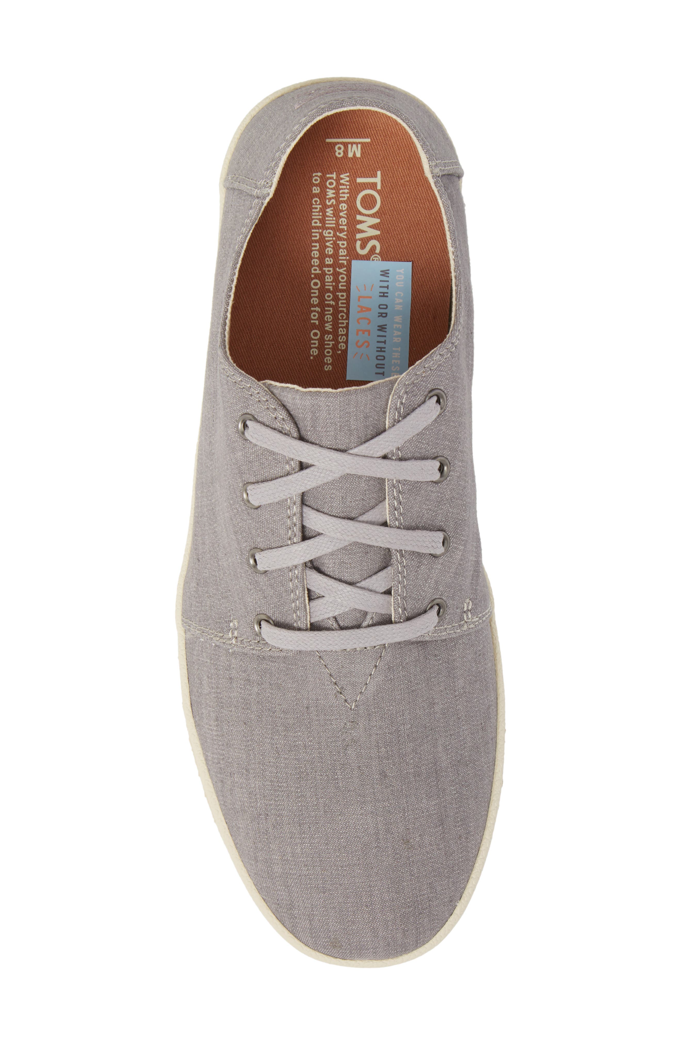 toms payton canvas lace up sneaker