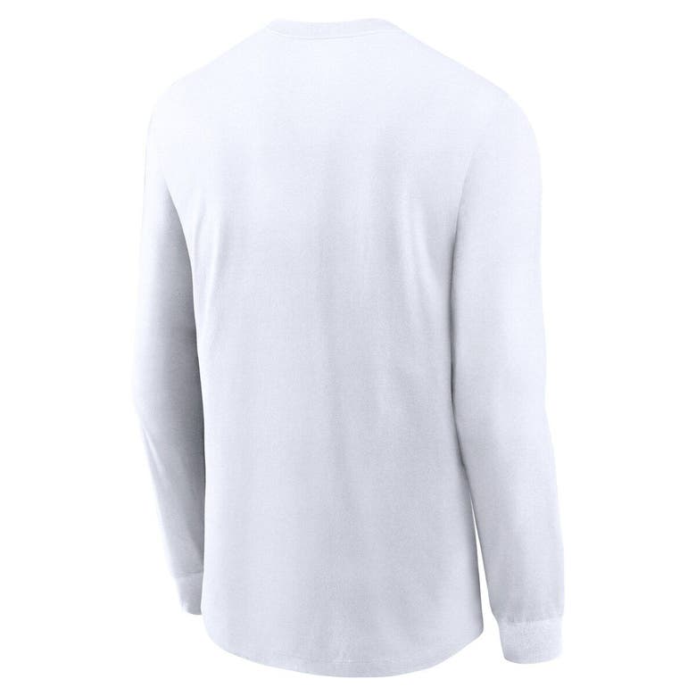 Nike New England Patriots Sideline Lockup Performance Long Sleeve T-shirt  At Nordstrom in Gray for Men