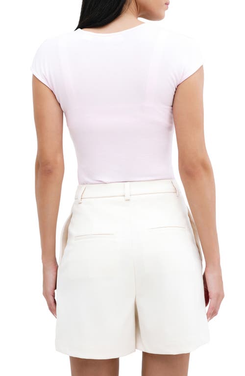 Marcella Kiana Square Neck Top In Mauve