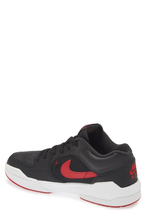 Shop Jordan Stadium 90 Sneaker In Black/gym Red/white